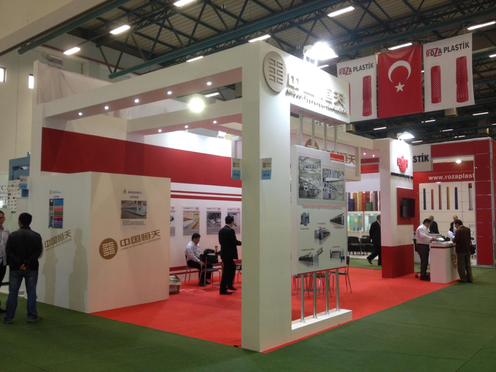 Özel Tasarım Üç Tarafı Açık Stantlar