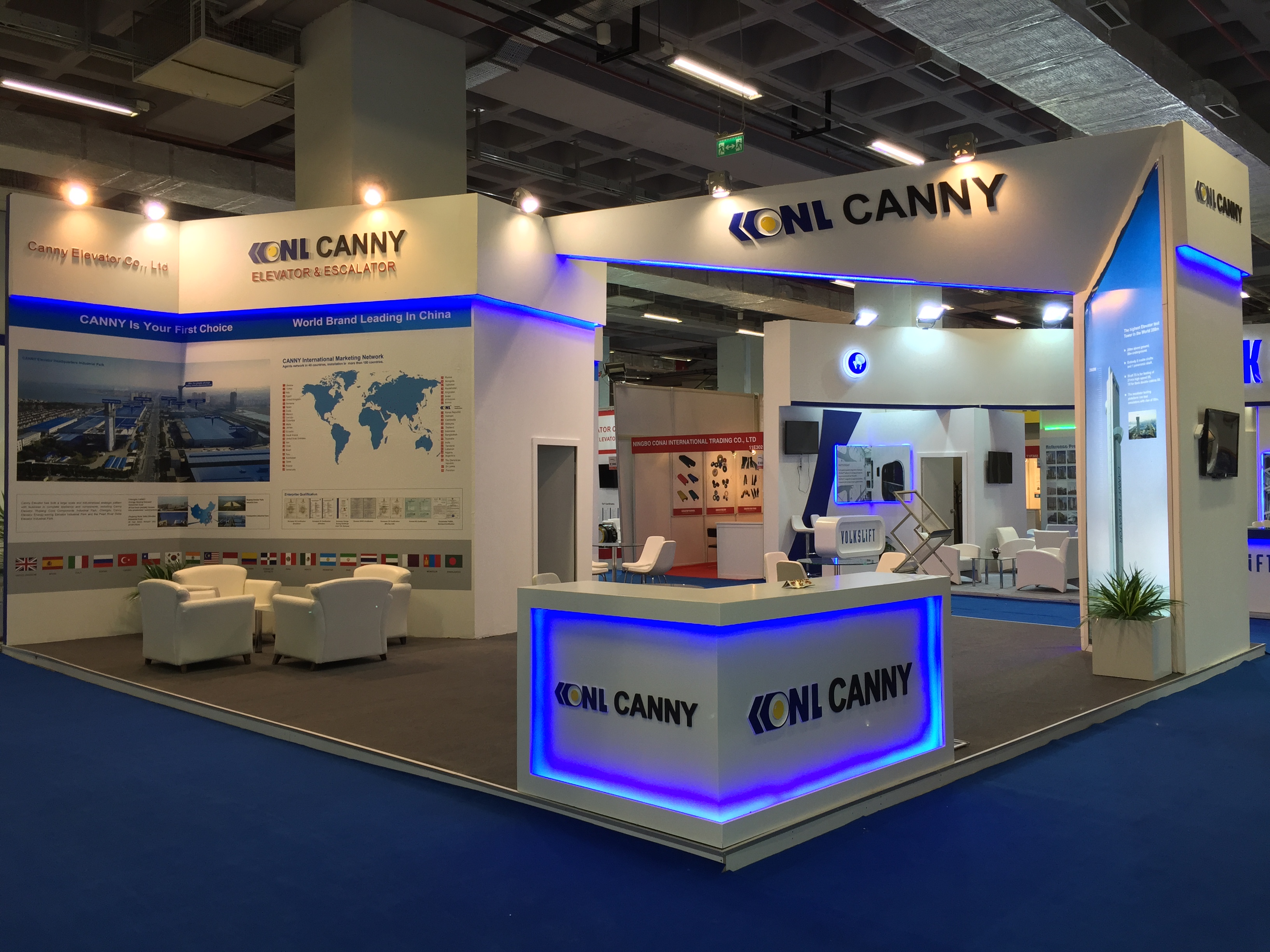 Ahşap Stand Üç Tarafı Açık Stand