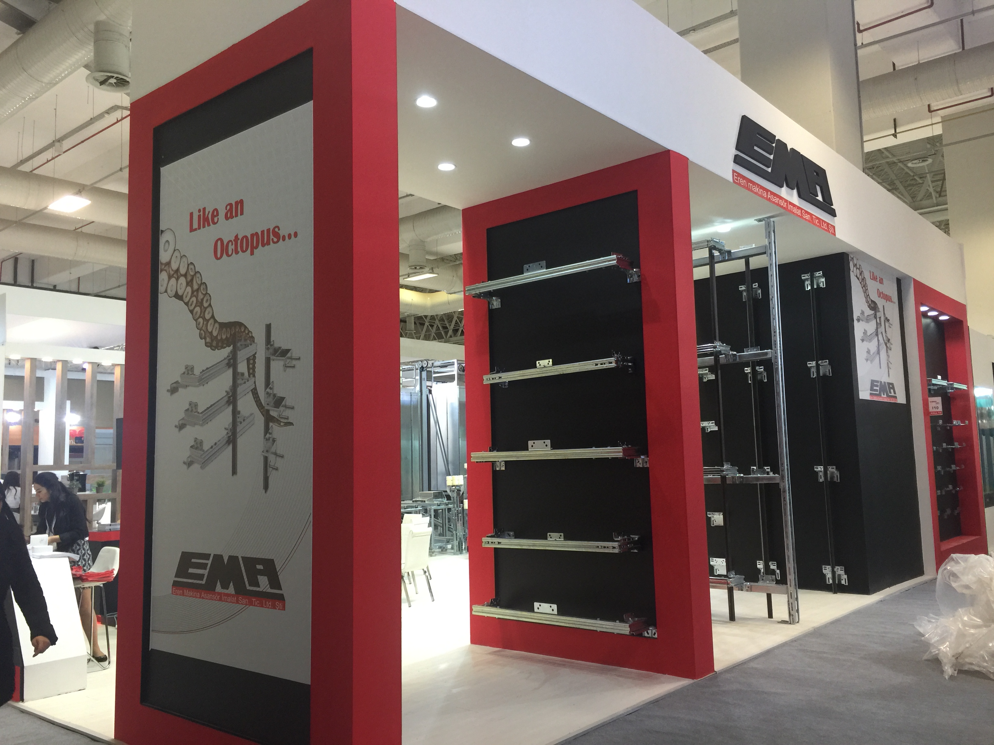 Ahşap Stand Üç Tarafı Açık Stand