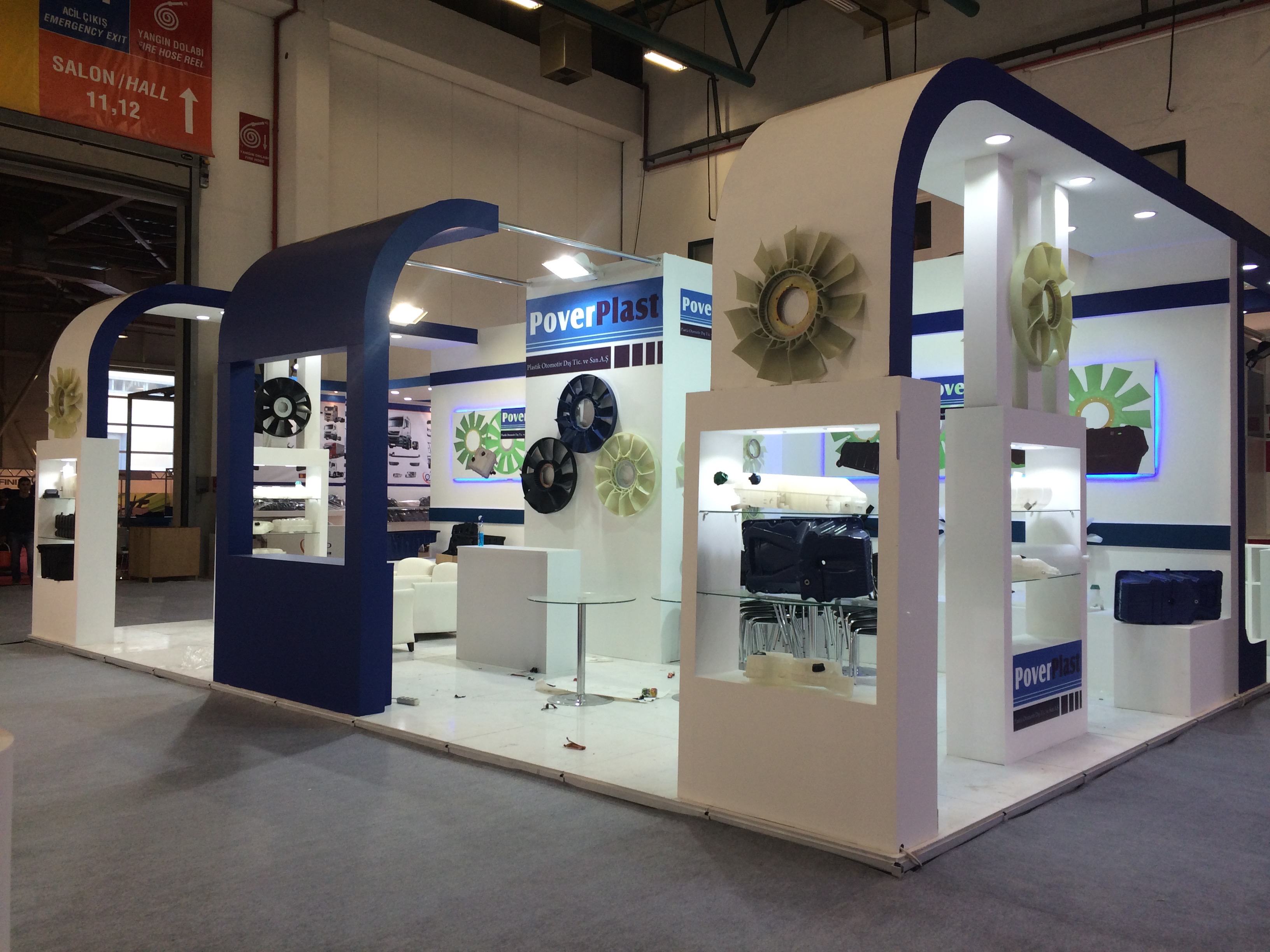 Ahşap Stand Üç Tarafı Açık Stand