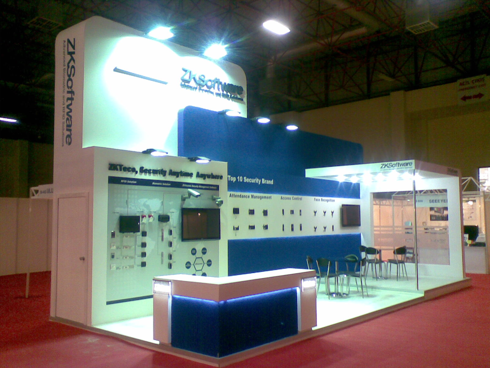 Ahşap Stand Üç Tarafı Açık Stand