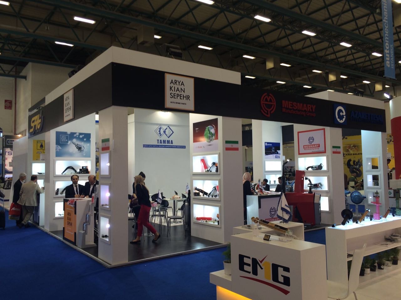 Ahşap Stand Üç Tarafı Açık Stand