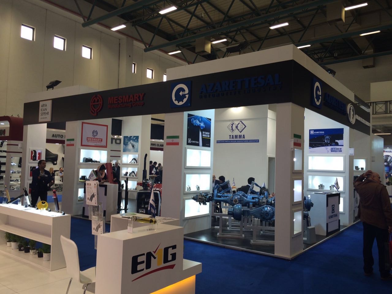 Ahşap Stand Üç Tarafı Açık Stand