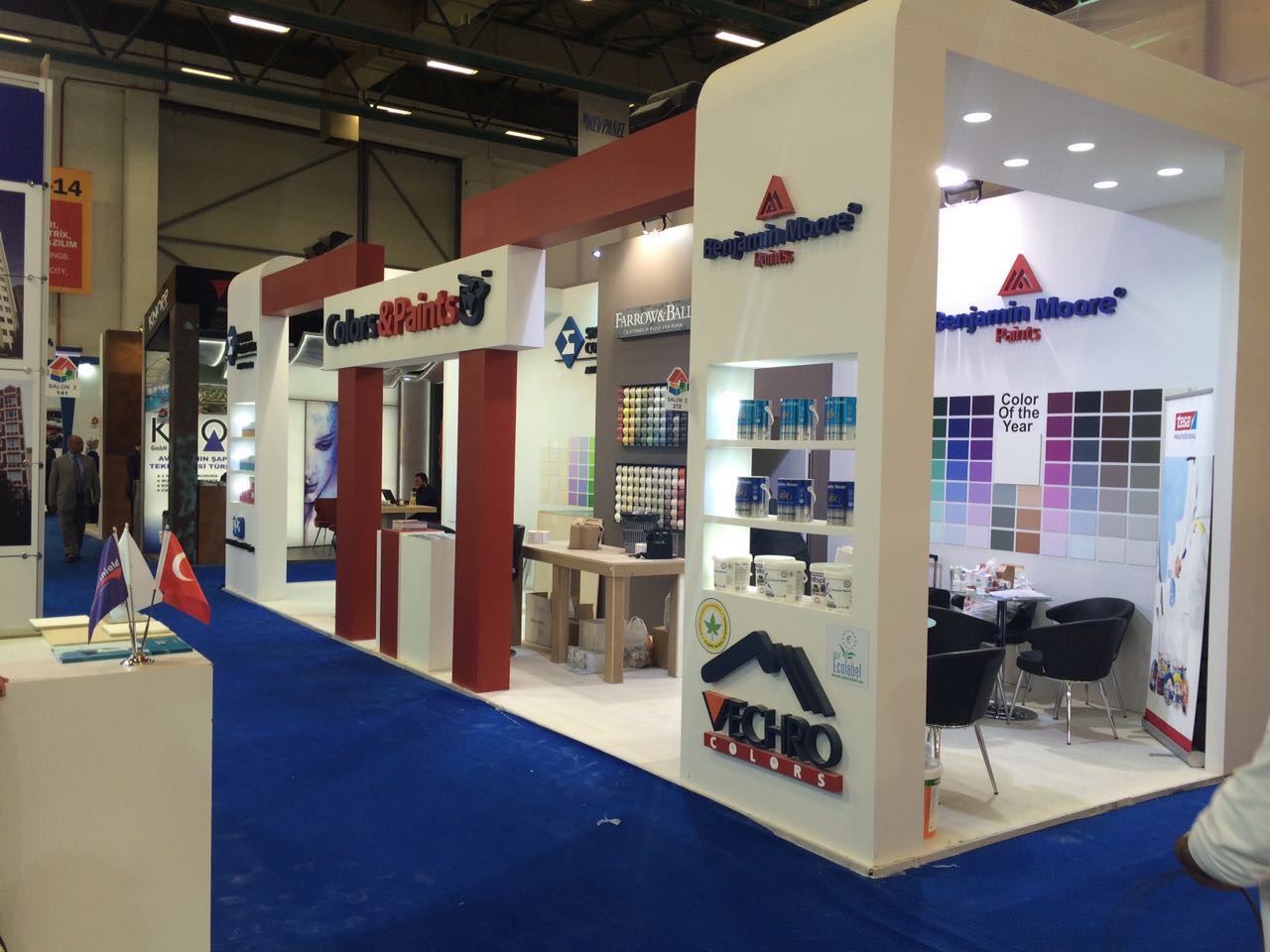 Ahşap Stand Üç Tarafı Açık Stand