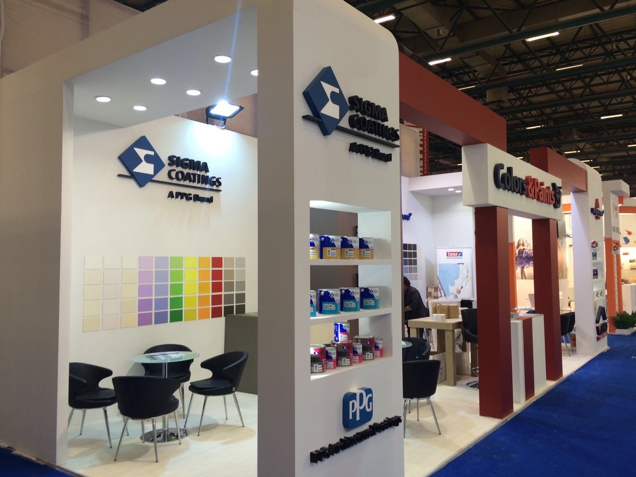 Üç Tarafı Açık Stand