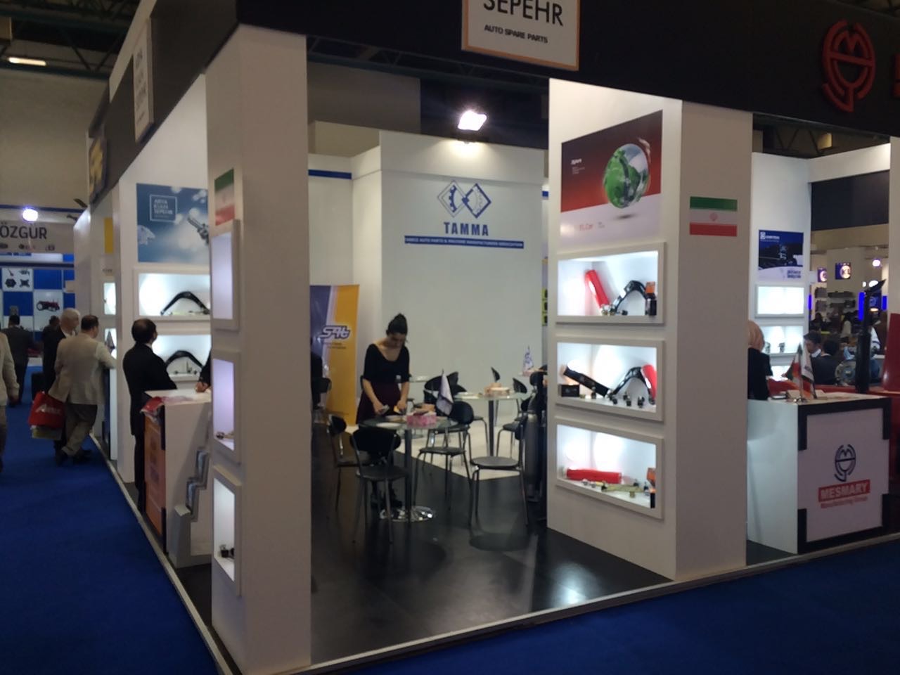 Ahşap Stand Üç Tarafı Açık Stand