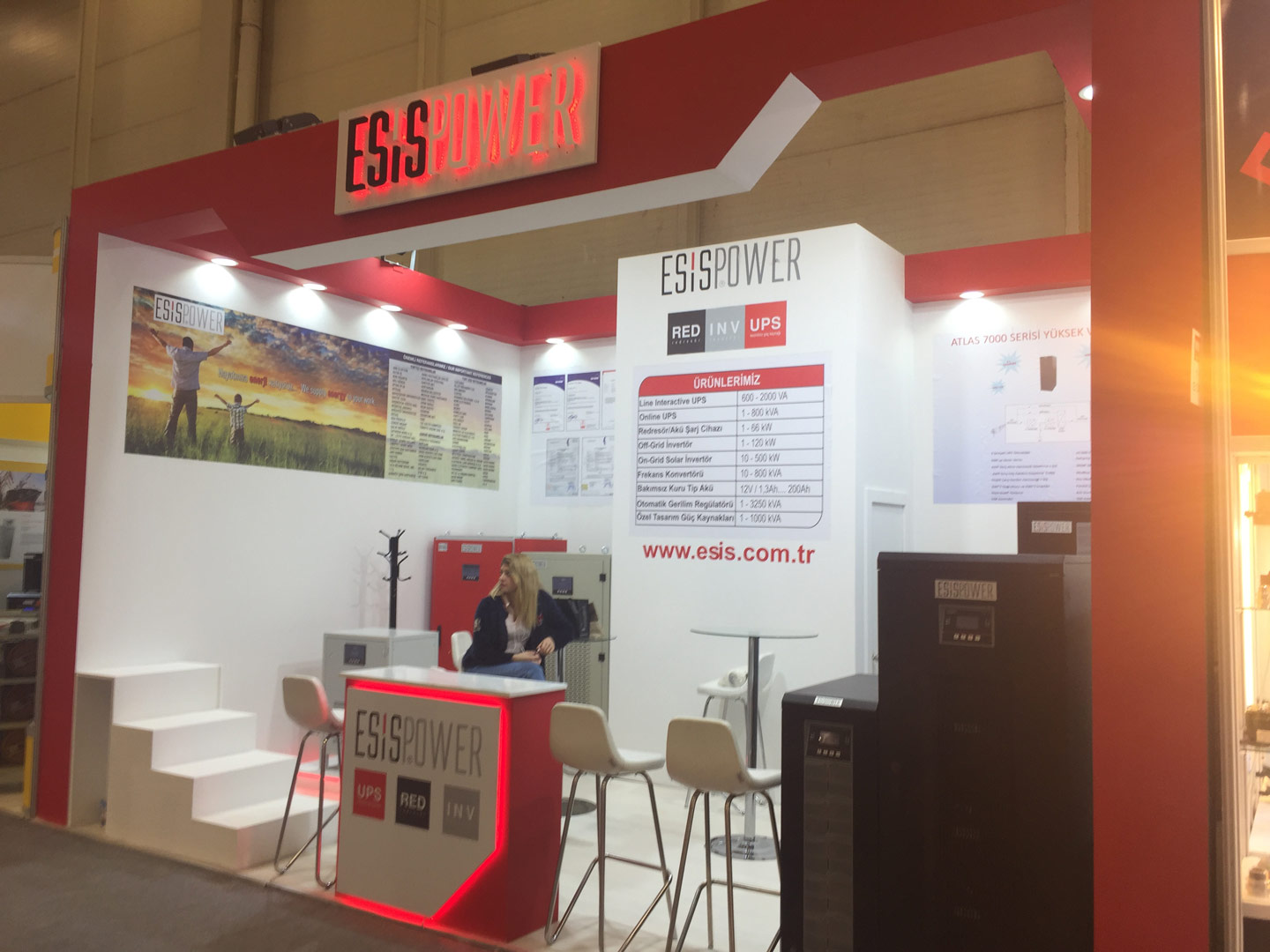 Ahşap Stand Tek Cephe Açık Stand