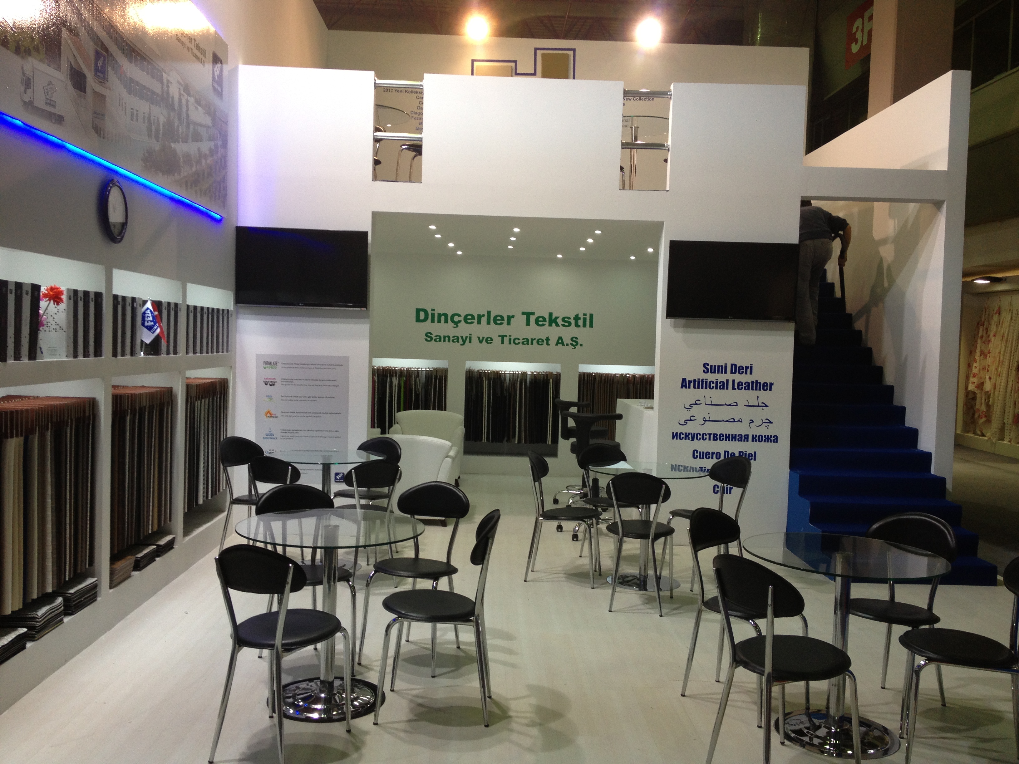 Ahşap Stand Çift Kat Stand 