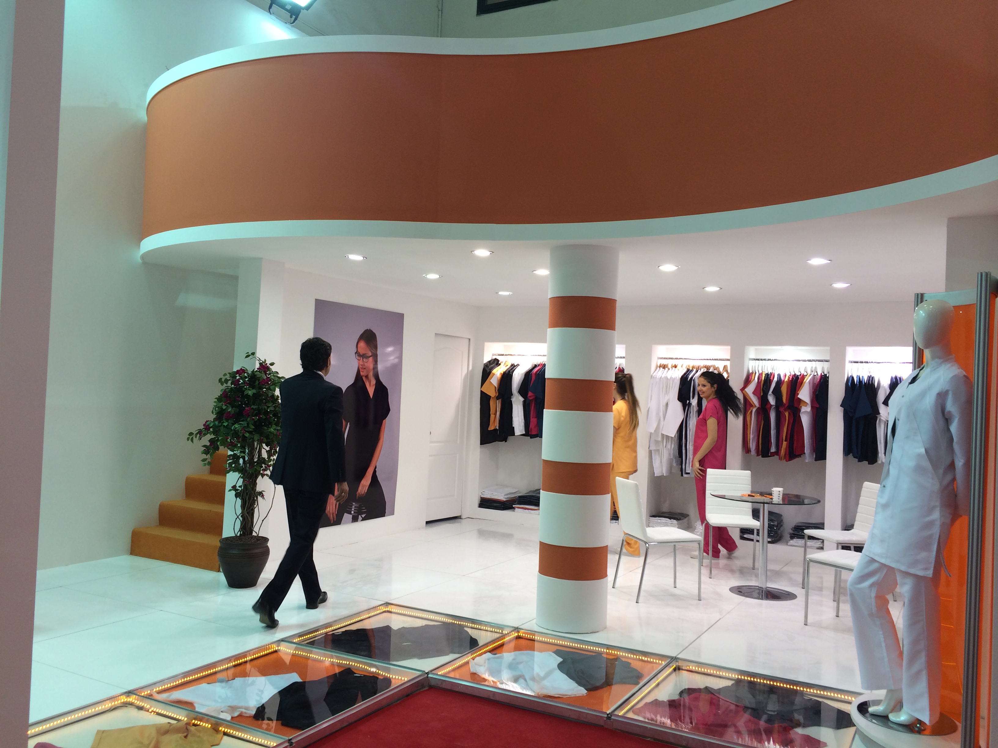 Ahşap Stand Çift Kat Stand 