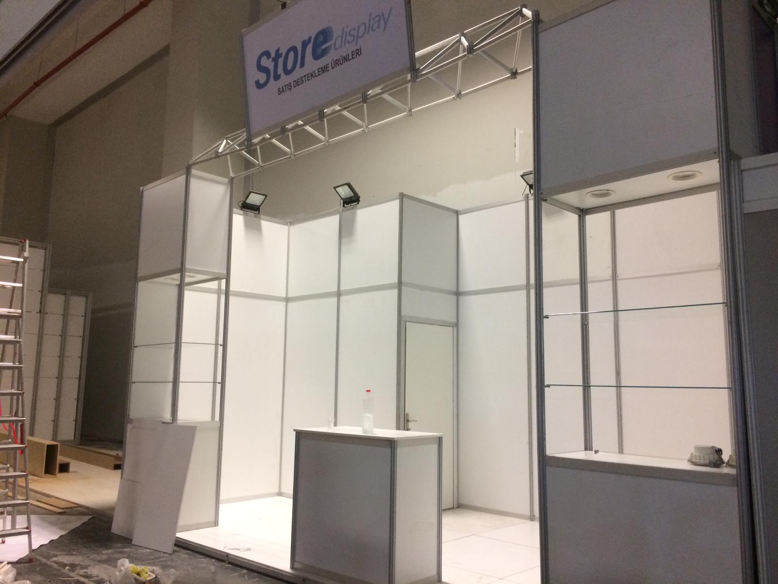 Octonorm Stand Tek Cephe Açık Stand