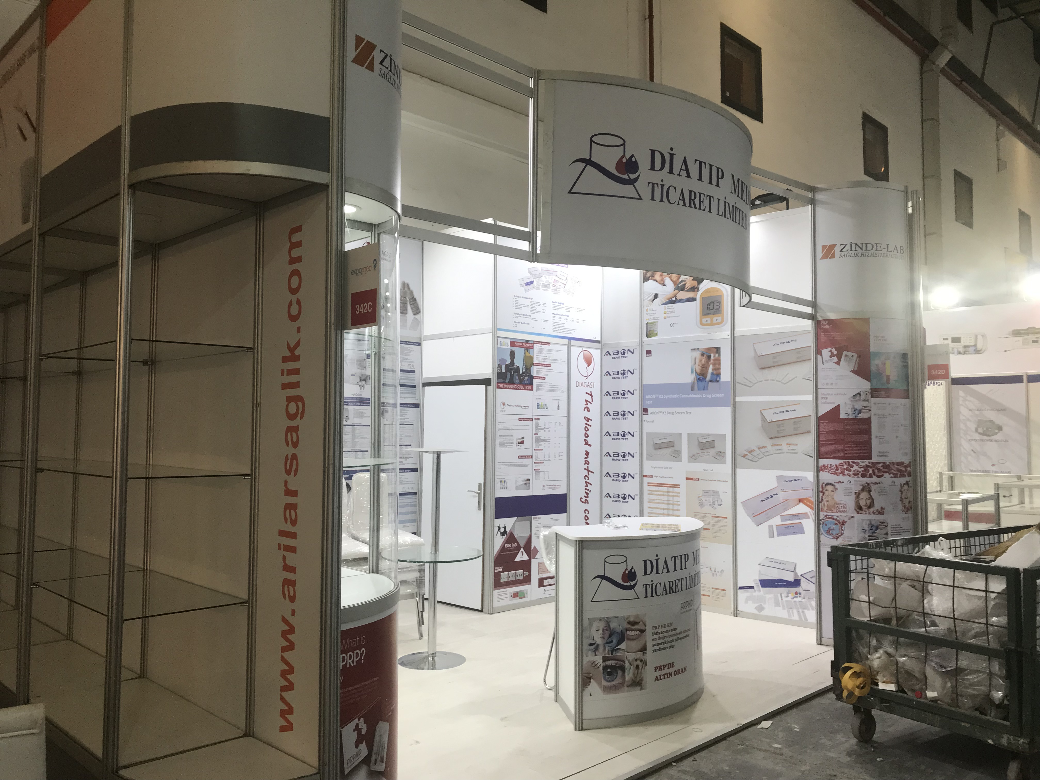 Octonorm Stand Tek Cephe Açık Stand