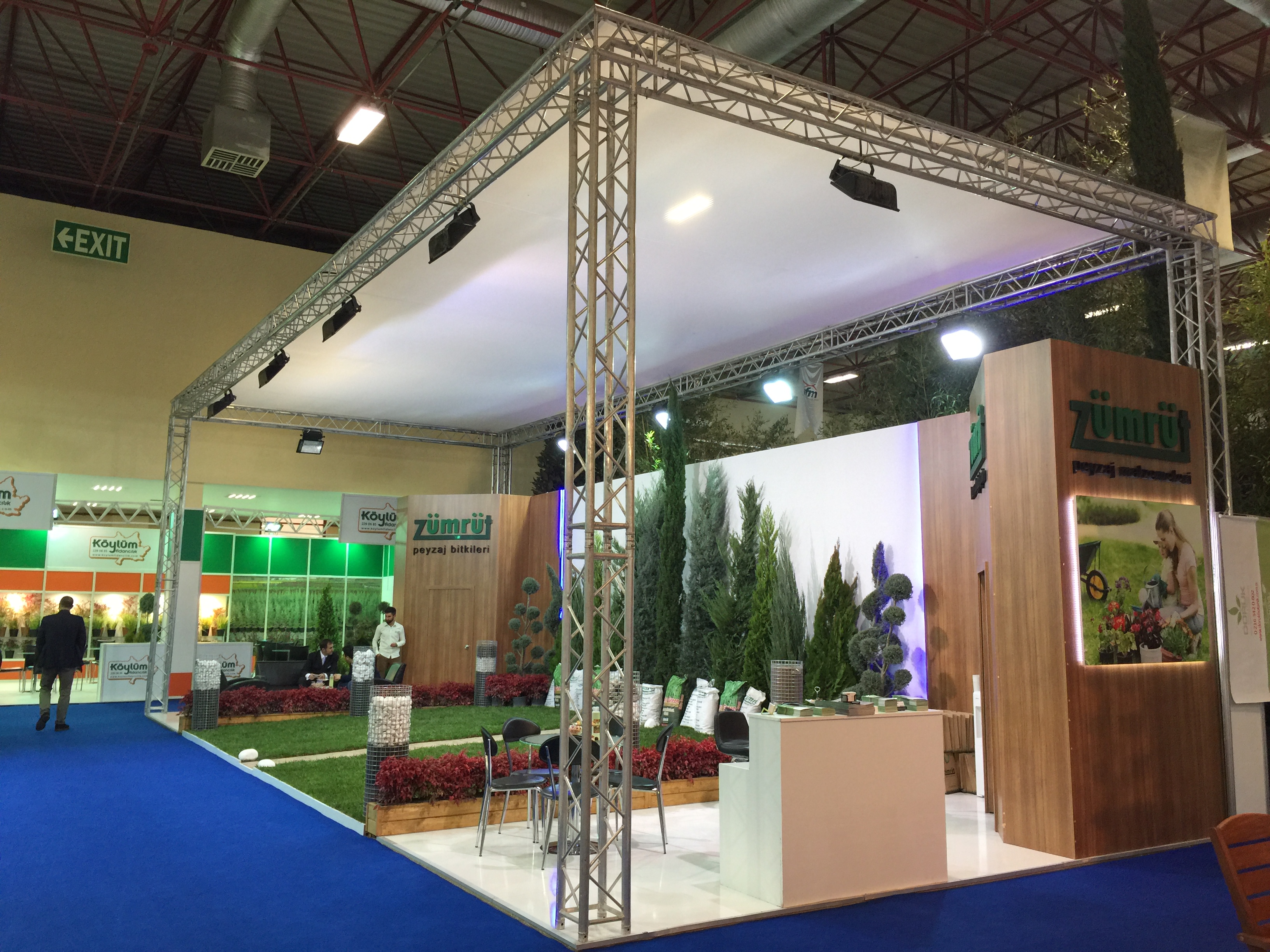 Ahşap Stand Üç Tarafı Açık Stand