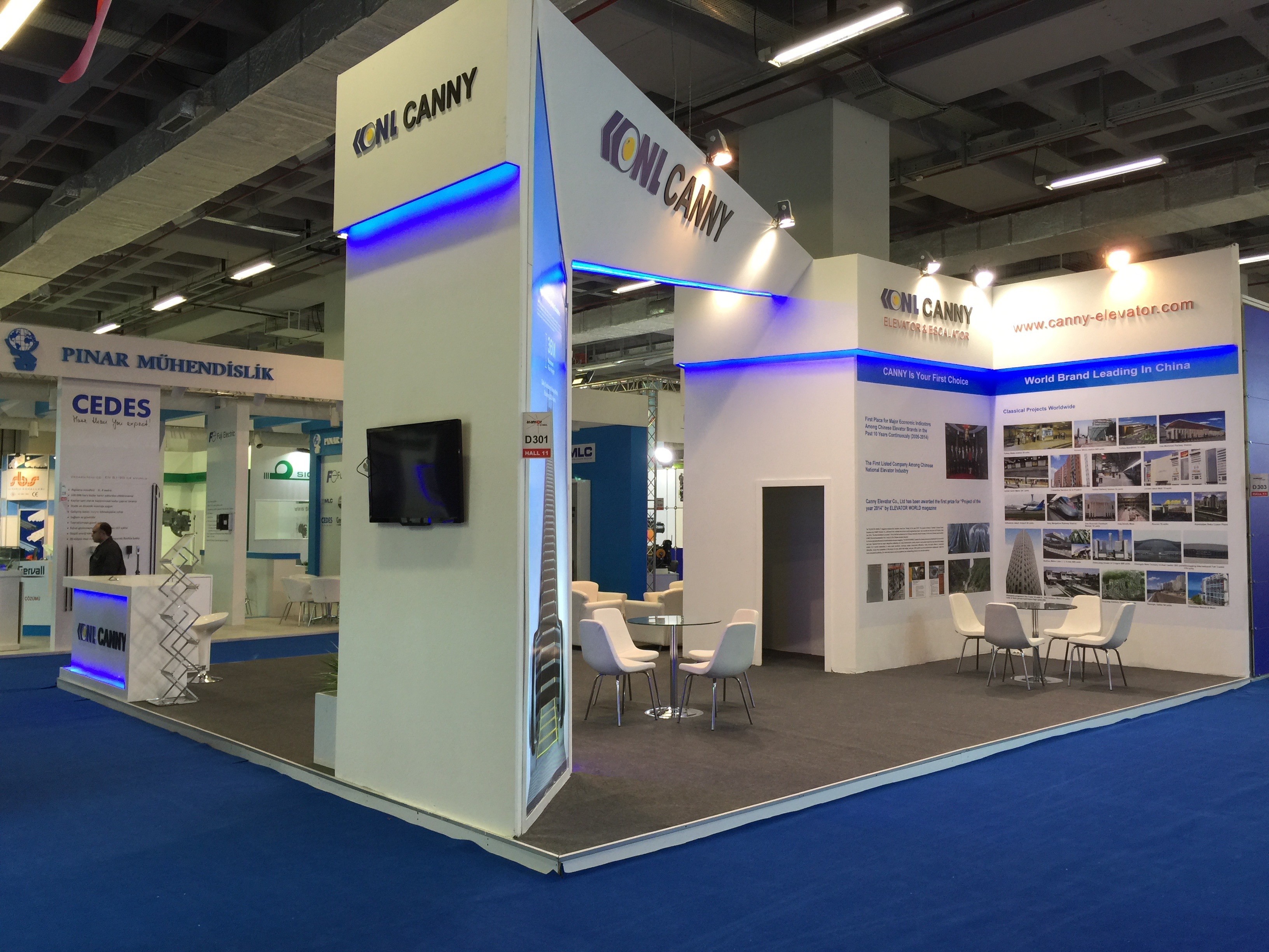 Ahşap Stand Üç Tarafı Açık Stand