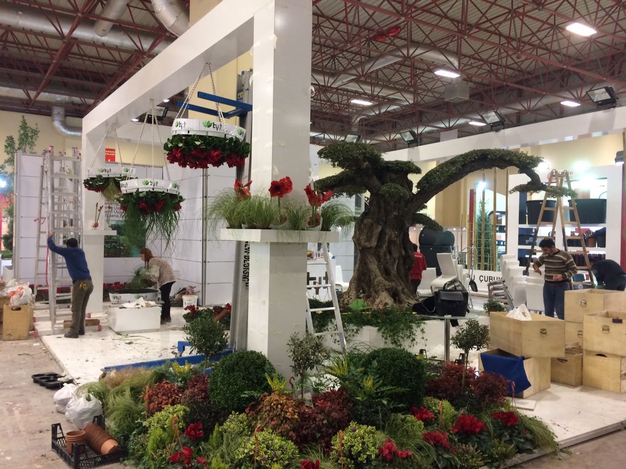 Ahşap Stand Üç Tarafı Açık Stand