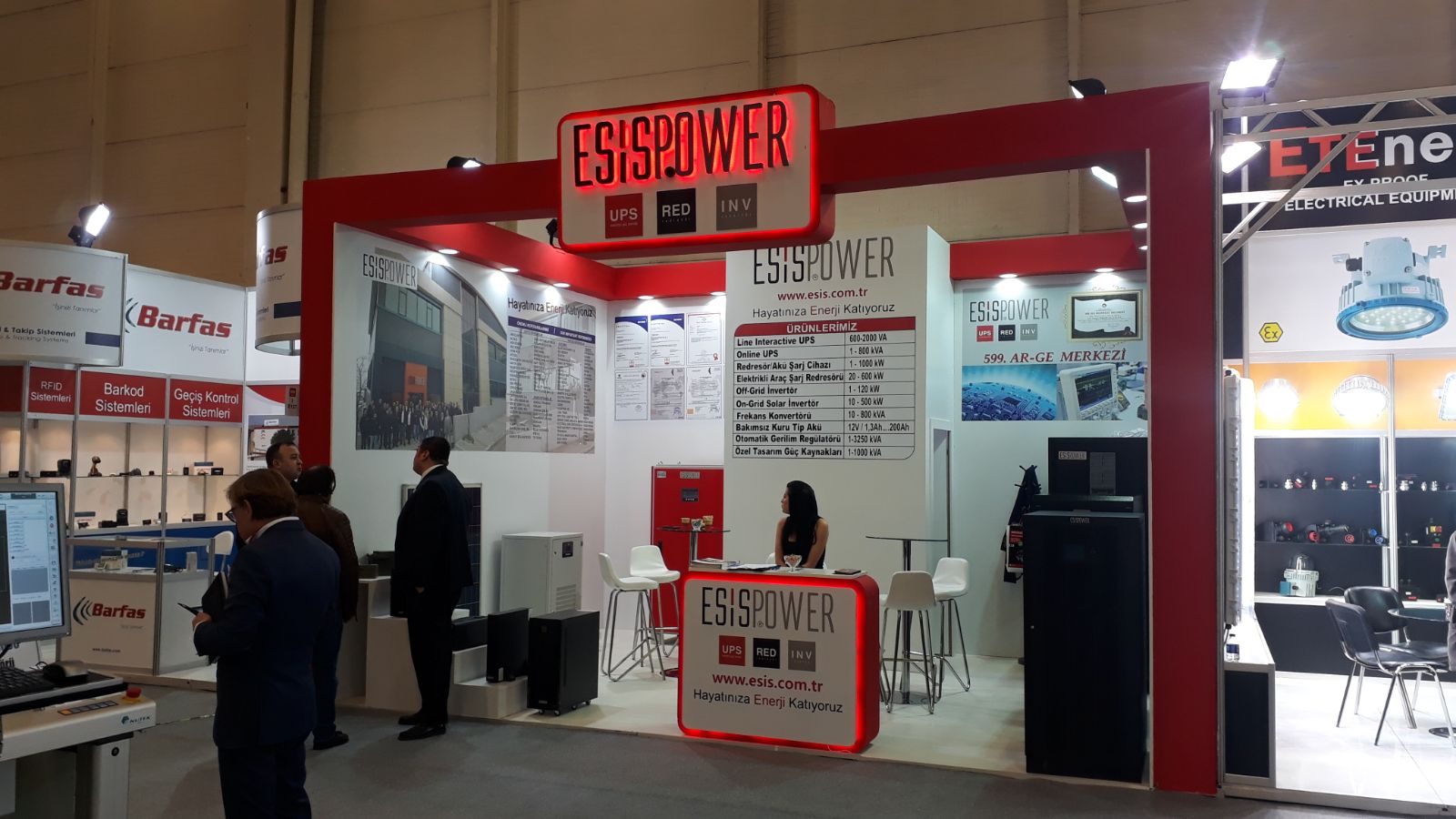 Ahşap Stand Tek Cephe Açık Stand