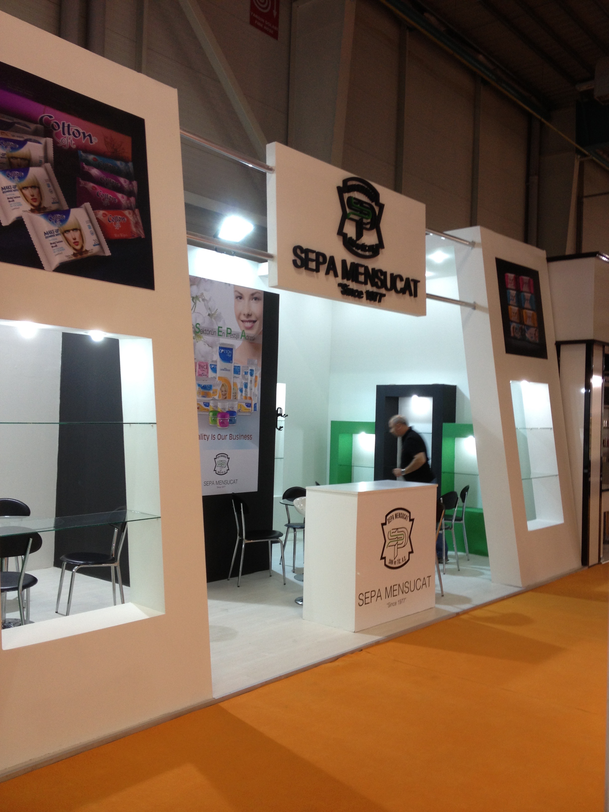 Ahşap Stand Tek Cephe Açık Stand