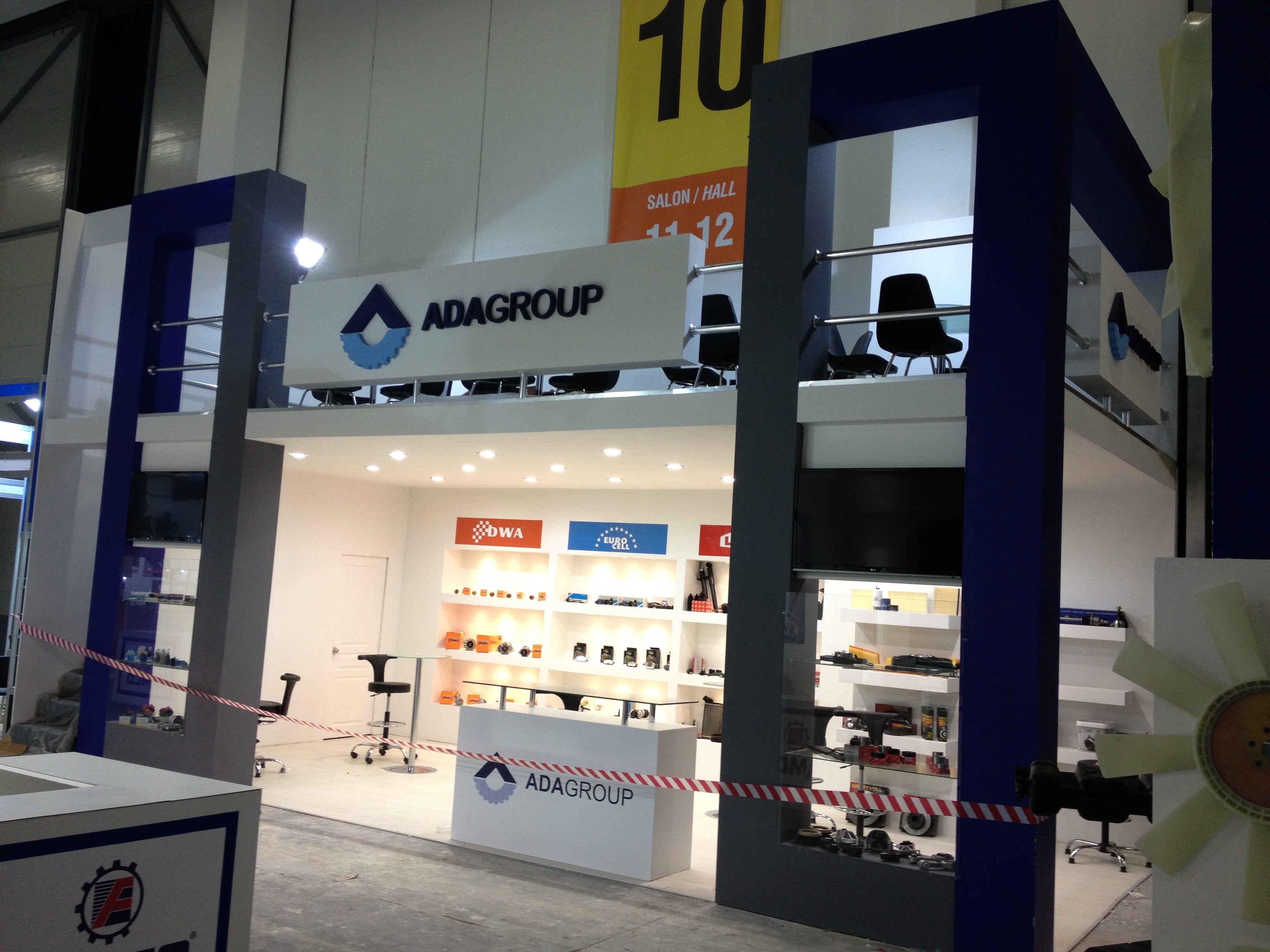 Ahşap Stand Çift Kat Stand 