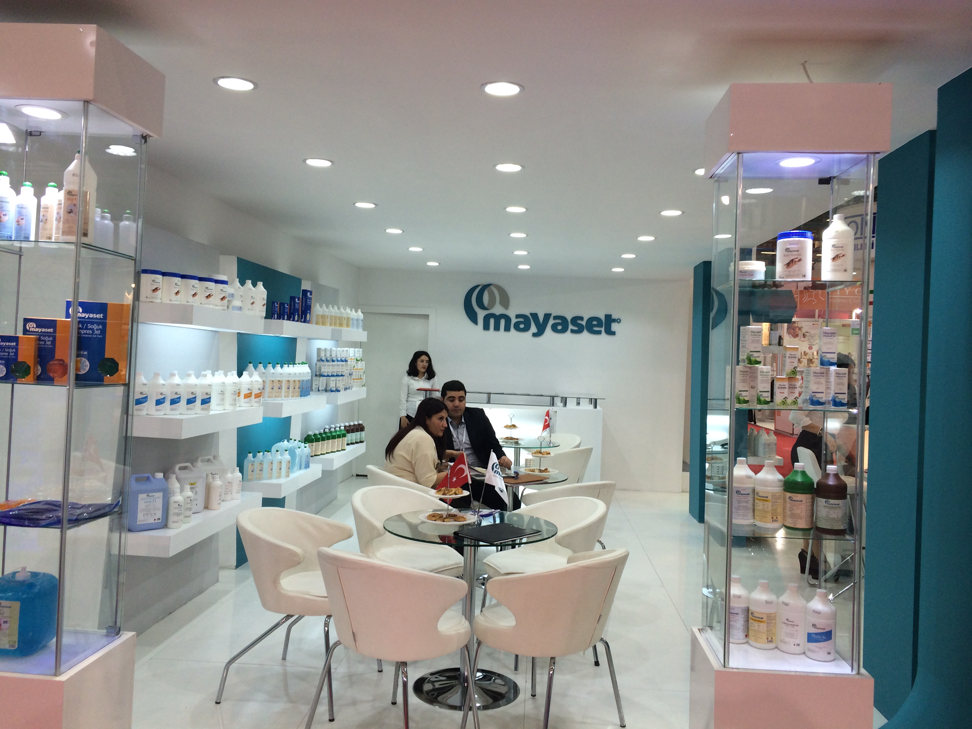 Ahşap Stand Çift Kat Stand 