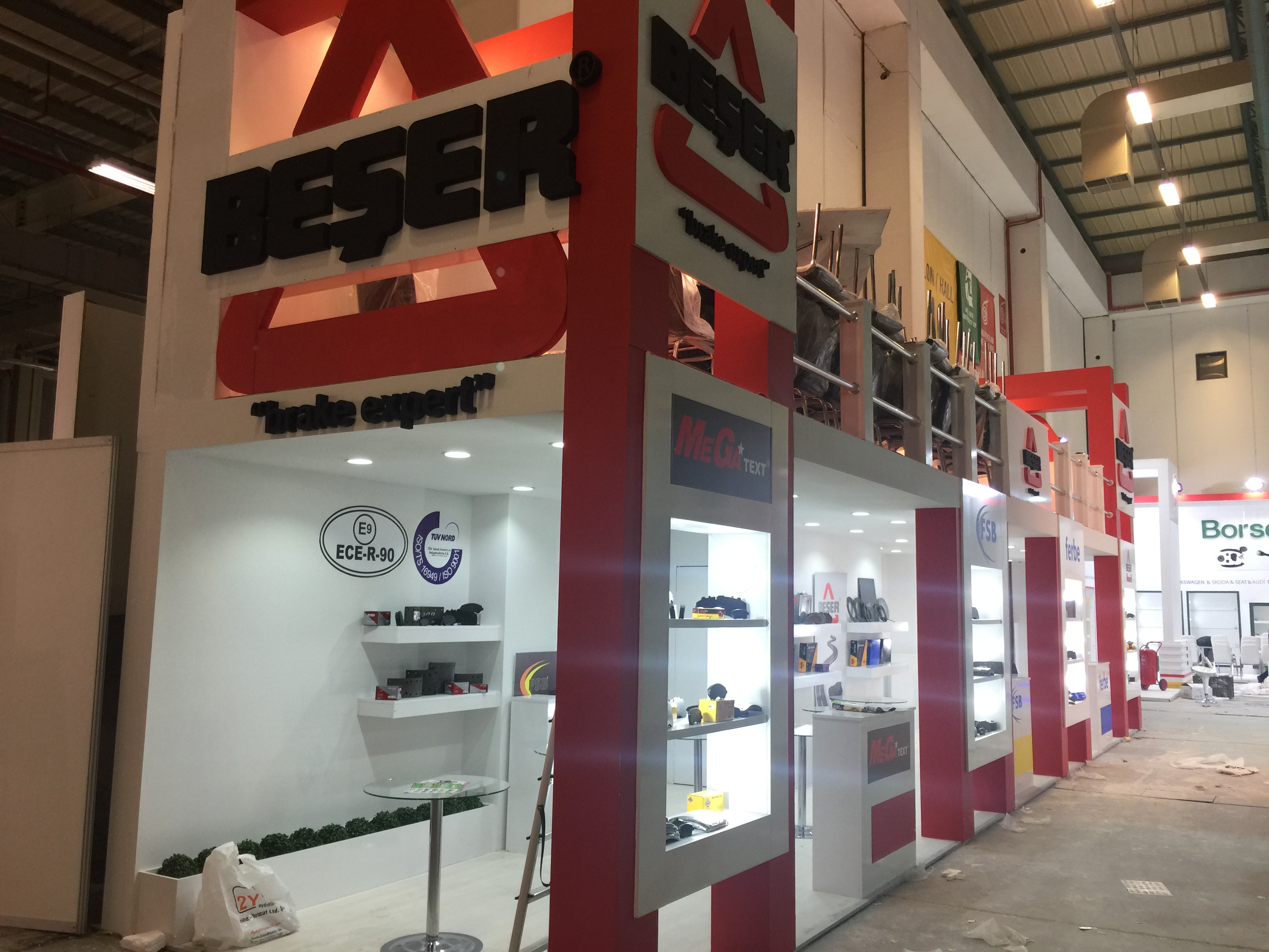 Ahşap Stand Çift Kat Stand 