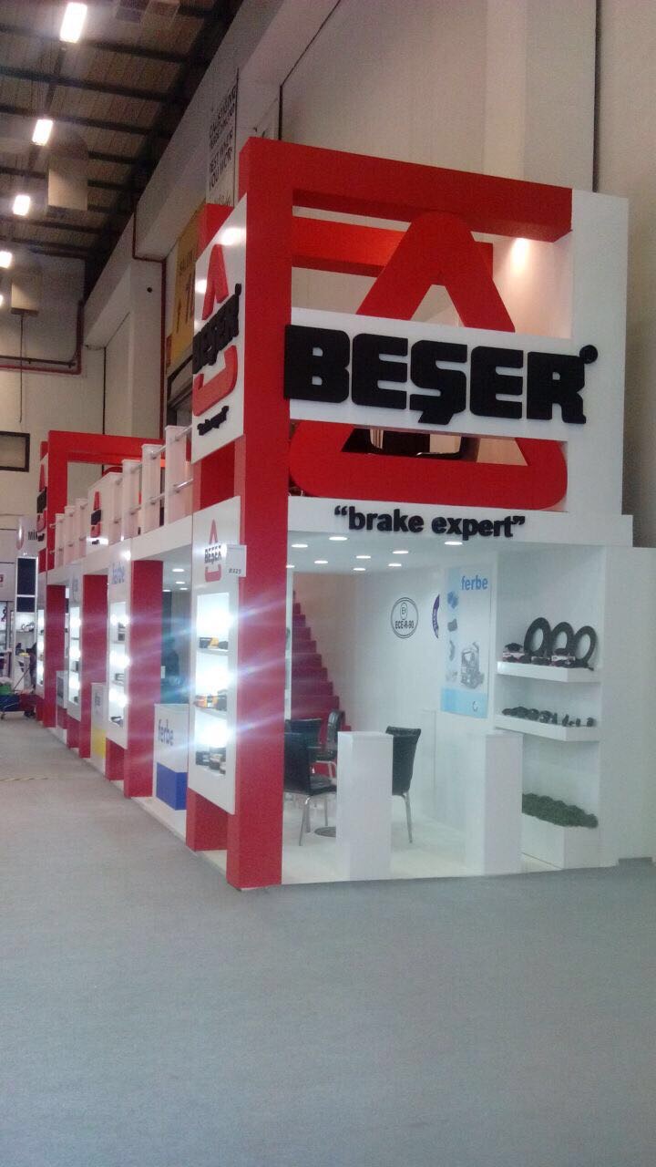 Ahşap Stand Çift Kat Stand 