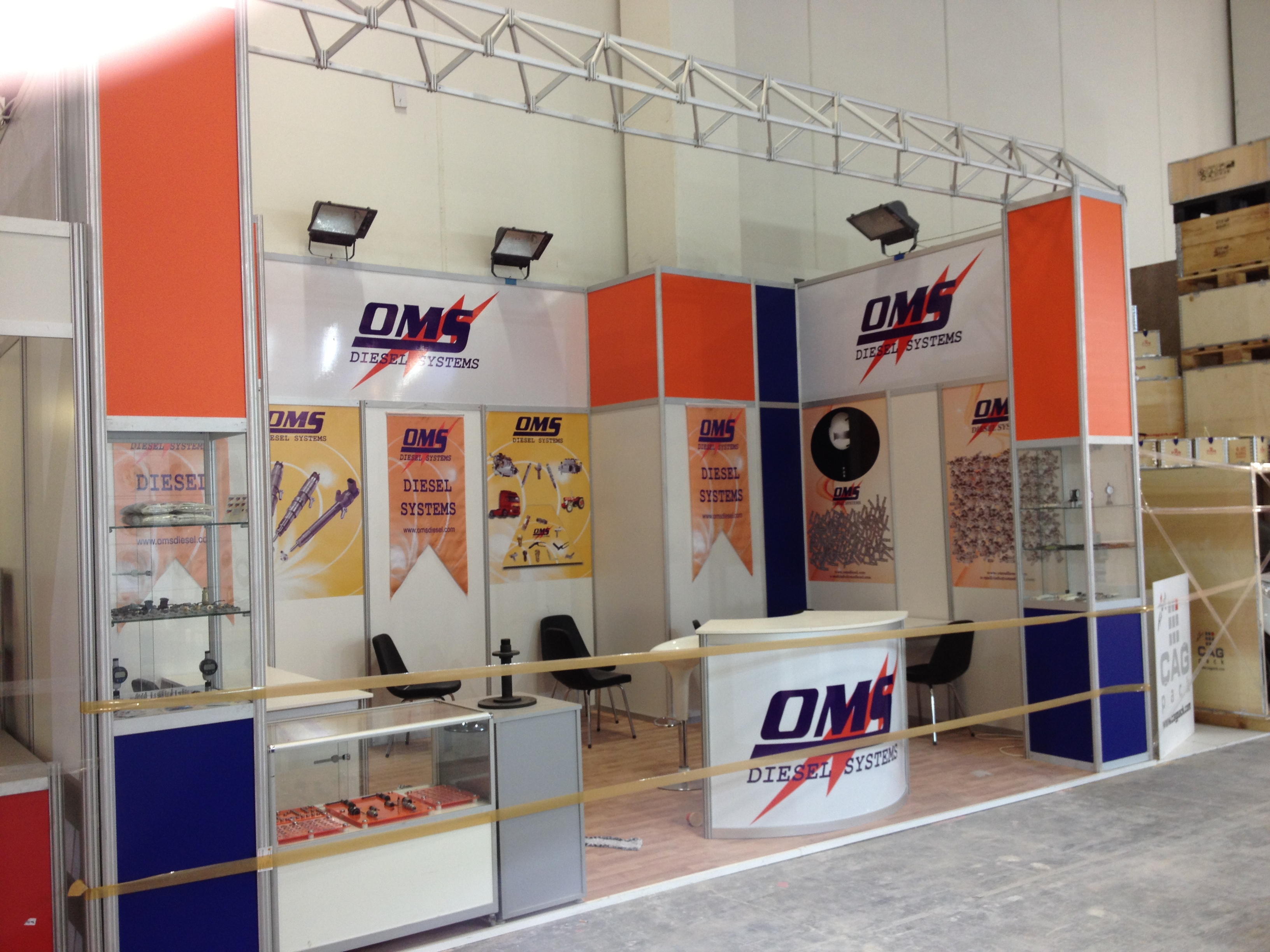 Octonorm Stand Tek Cephe Açık Stand