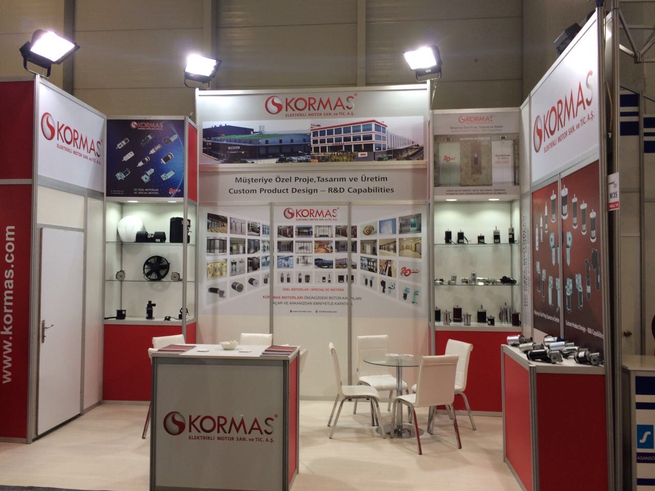 Octonorm Stand Tek Cephe Açık Stand